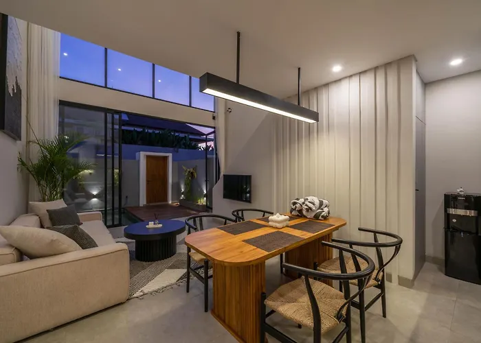 Sadila Estate - Stylish And Modern 2br Pool Loft In Berawa チャングー