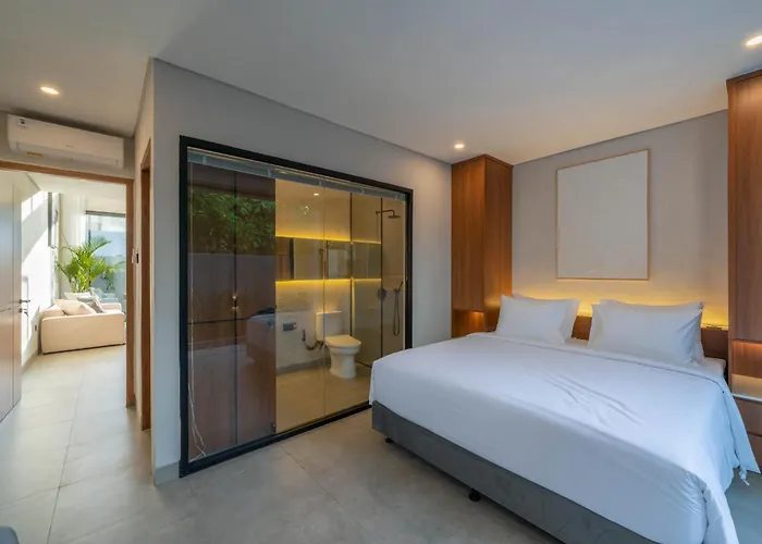 Sadila Estate - Stylish And Modern 2br Pool Loft In Berawa チャングー