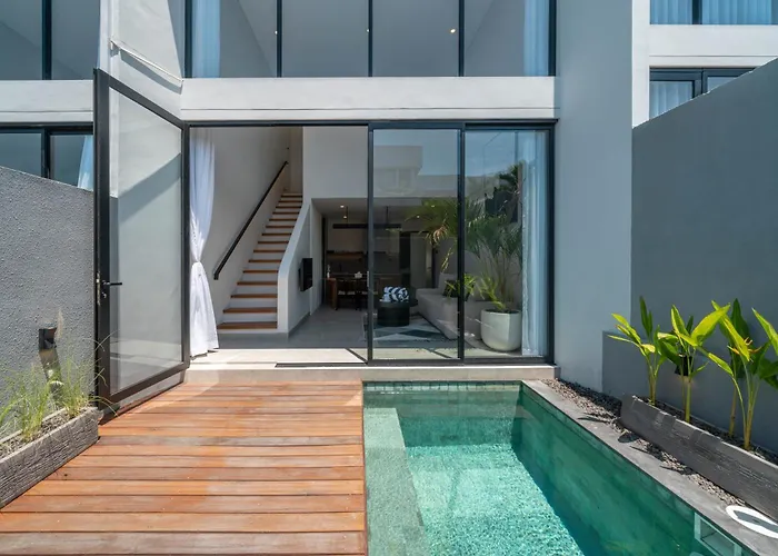 Sadila Estate - Stylish And Modern 2br Pool Loft In Berawa チャングー