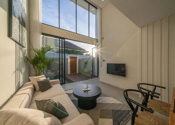 Sadila Estate - Stylish And Modern 2br Pool Loft In Berawa ヴィラ チャングー